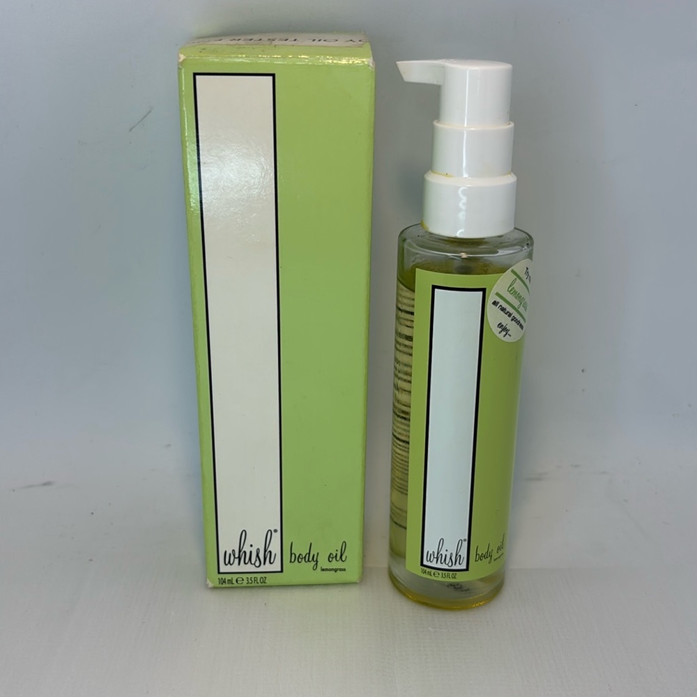 Whish body oil Lemongrass New